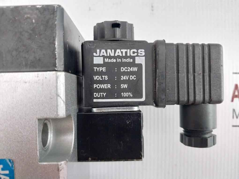 Janatics Ds43601Sc8 Solenoid Valve 24V Dc 5W 2-10Bar