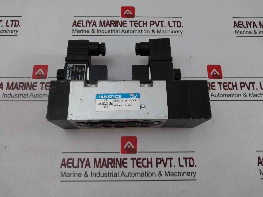 Janatics Ds43601Sc8 Solenoid Valve 24V Dc 5W 2-10Bar