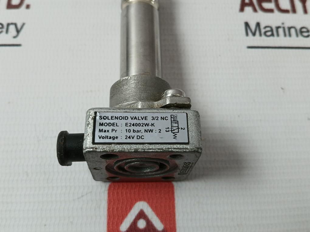 Janatics E24002W-k Solenoid Valve 3/2 Nc 10Bar 24V Dc