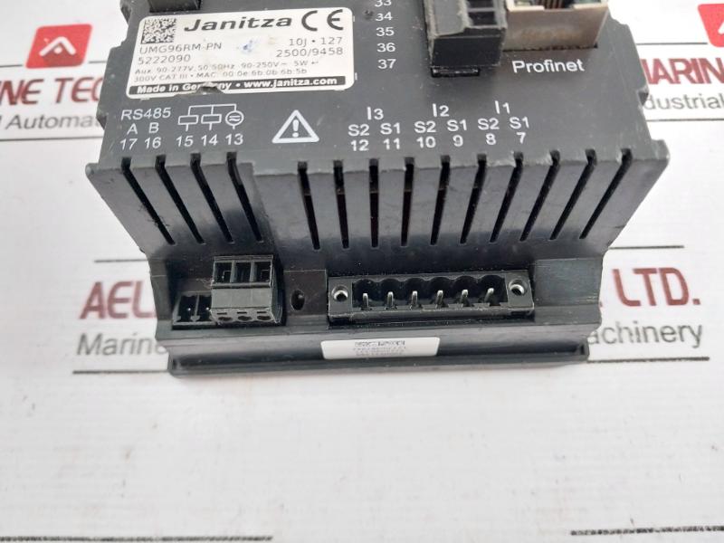 Janitza Umg96Rm-pn Power Analyser Umg 96 Rm 2500/9458 Rs485