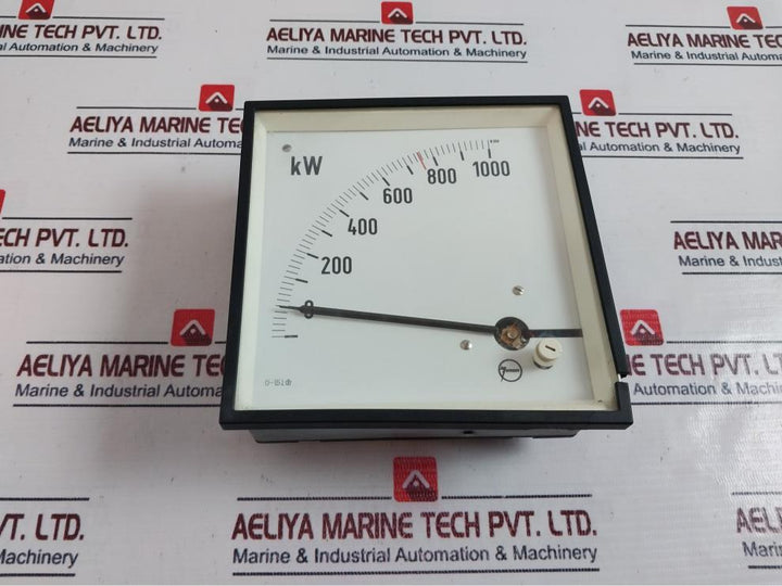 Janssen 0-1000 Kw Kilowatt Meter 8.55V