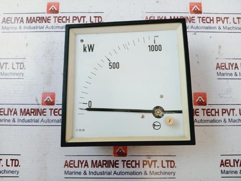 Janssen 0-500-1000 Kw Kilowatt Analog Meter 8.55v