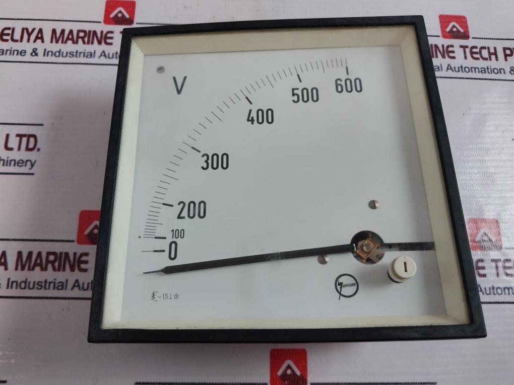 Janssen 0-600 V Volt Meter