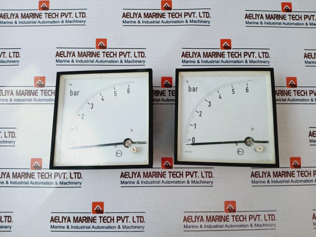 Janssen 0-6 Bar Analog Meter