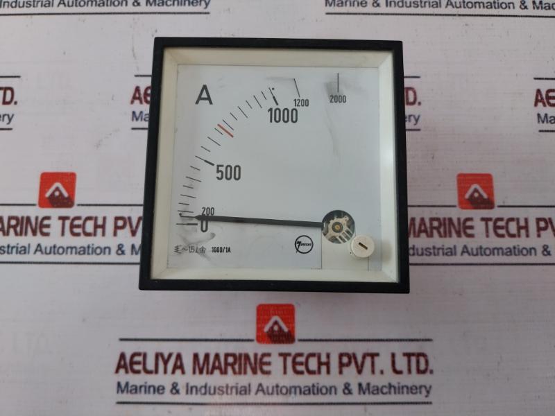 Janssen 1000/1a Ampere Meter 0 – 1000/2000a