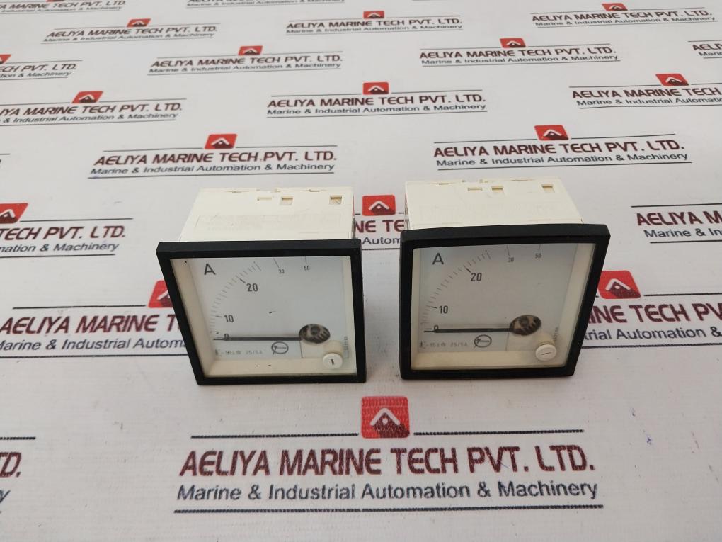 Janssen 25/5A Ammeter 0-50A 5527 S0