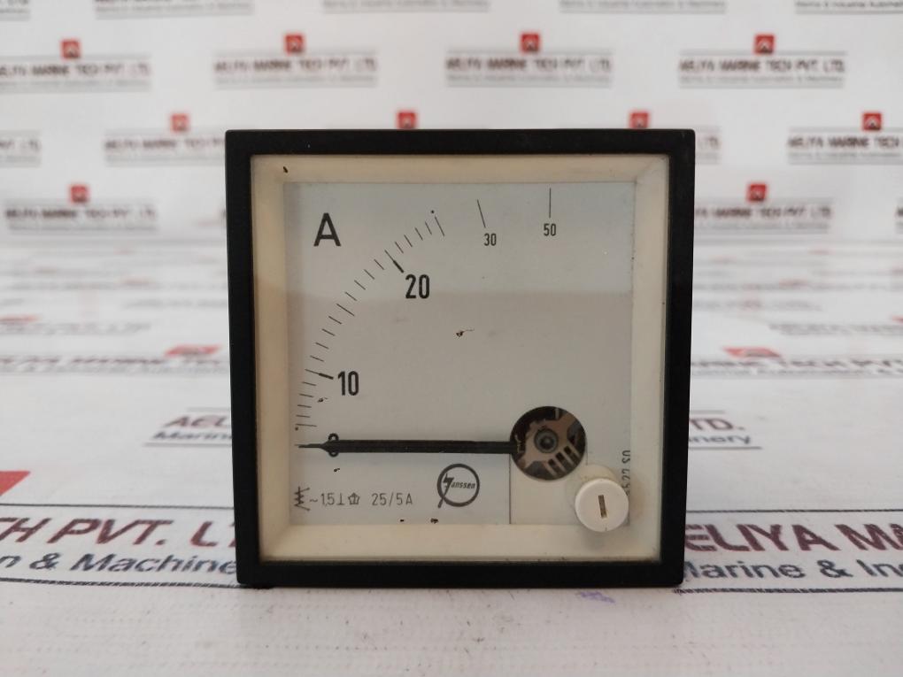 Janssen 25/5A Ammeter 0-50A