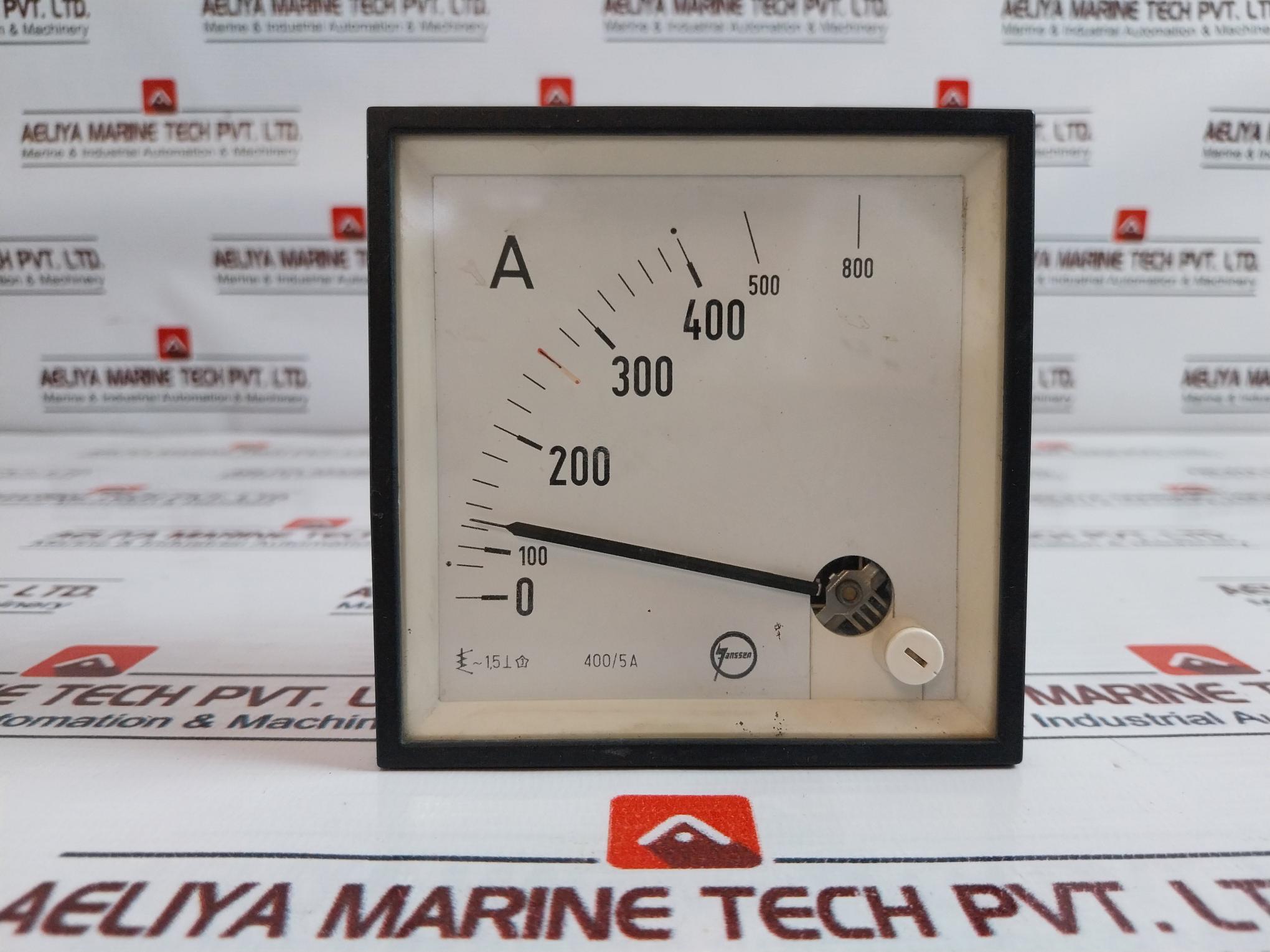 Janssen 400/5A Analog Ammeter