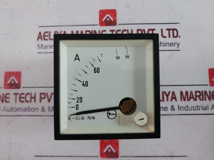 Janssen 75/1a Current Transformer Analog Ammeter