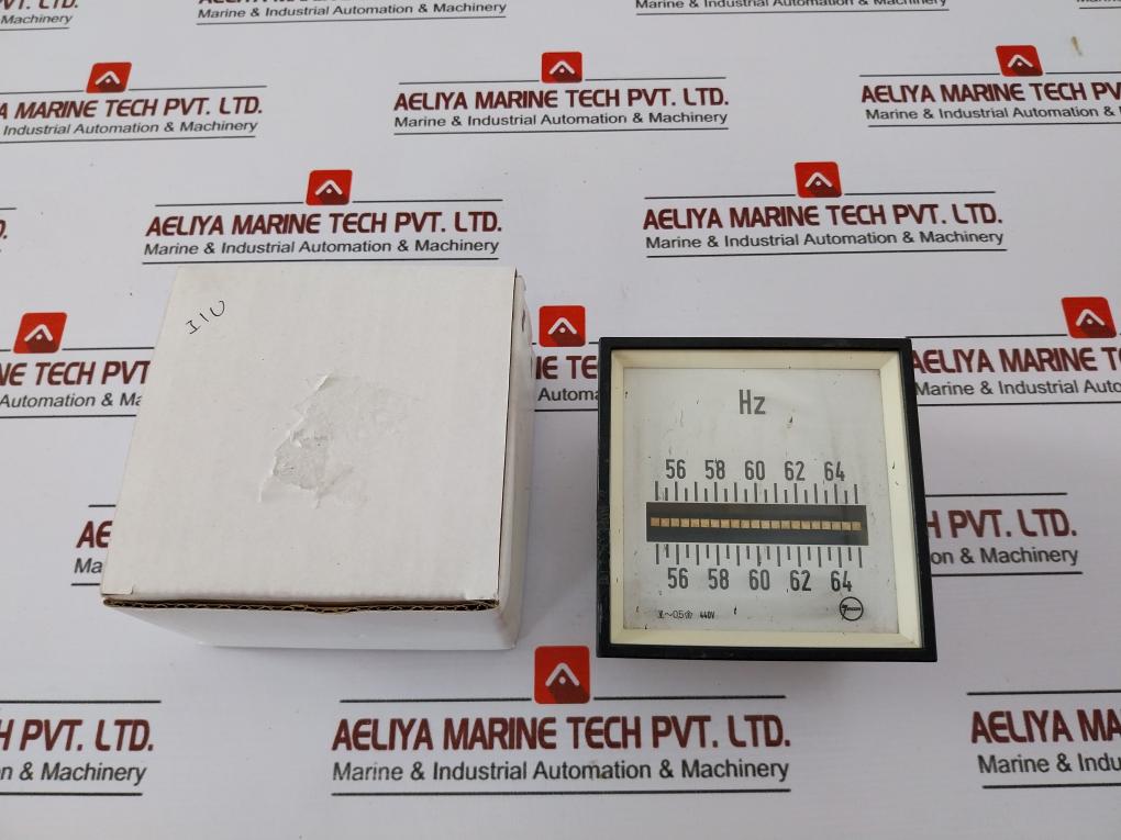 Janssen Frequency Meter 55-60-65HZ 440V