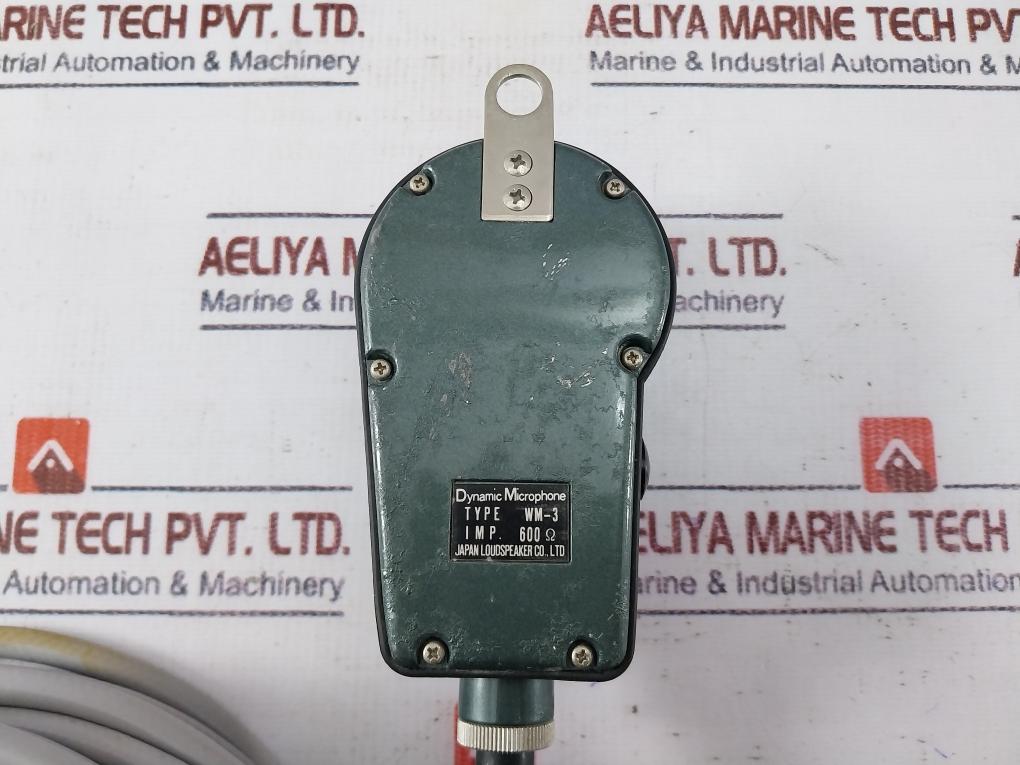 Japan Loudspeaker Wm-3 Dynamic Microphone With 15 M Cable