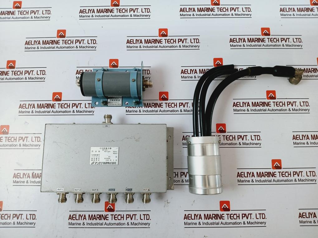 Japan Radio Nyz-400H Coaxial Arrester Cfdd2-4501 Shaped Integrator And D6-001 Distribution Integrator Set