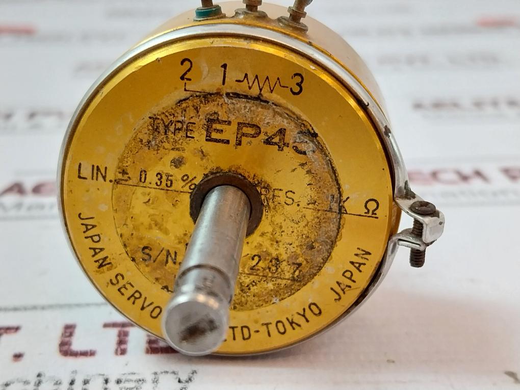 Japan Servo Ep45 Potentiometer, 1K Ω, 0.35%