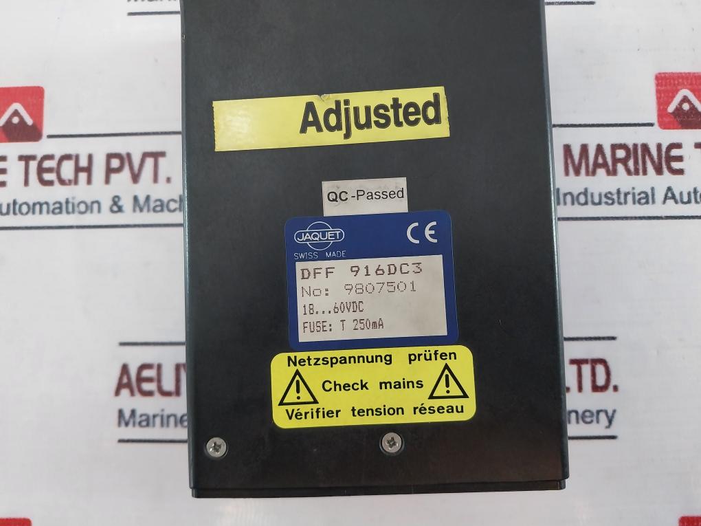Jaquet Dff 916Dc3 Digital Display Tachometer
