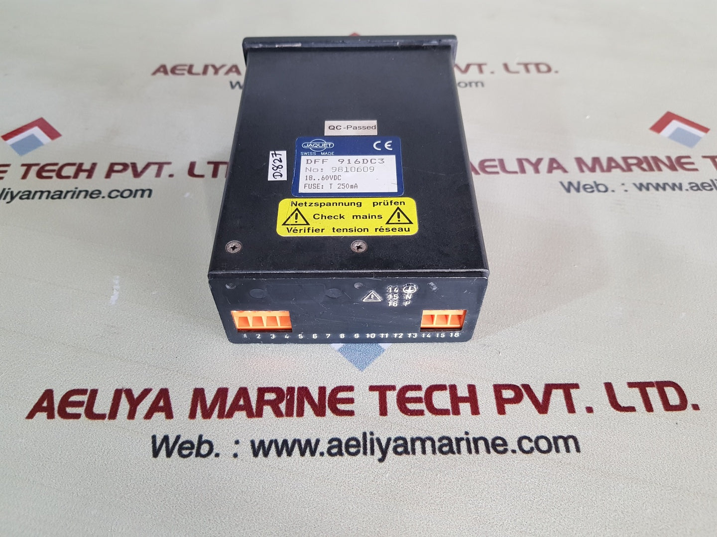 Jaquet X-10 Digital Display Tachometer 18-60Vdc 250Ma