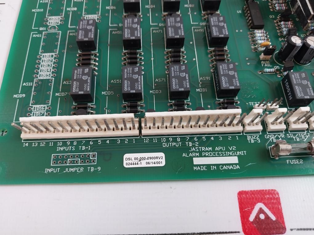 Jastram Dsl 00-000-0900Rv2 Alarm Processing Unit 024444-1