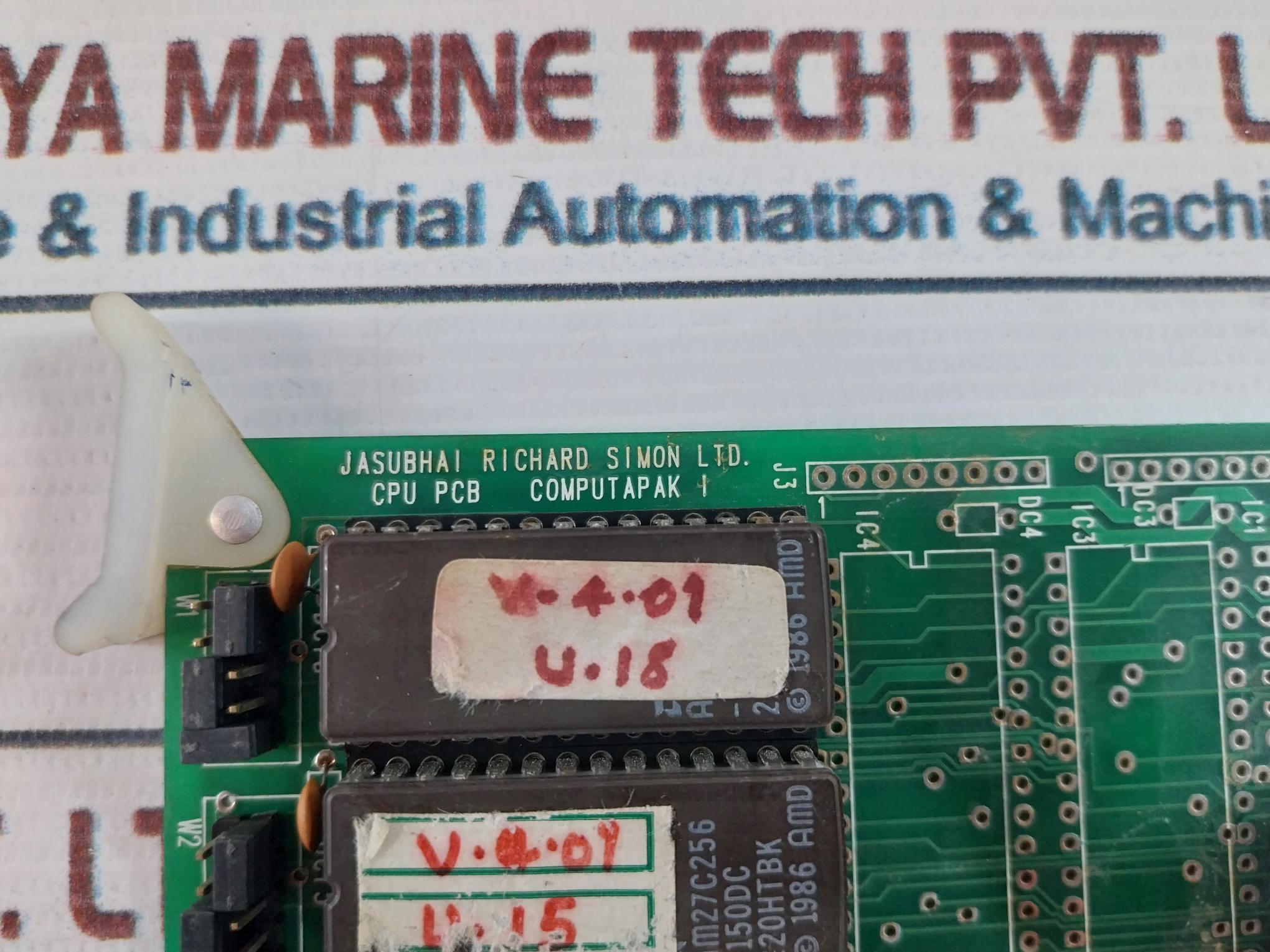 JASUBHAI RICHARD SIMON CADGRAPH K603 Printed Circuit Board