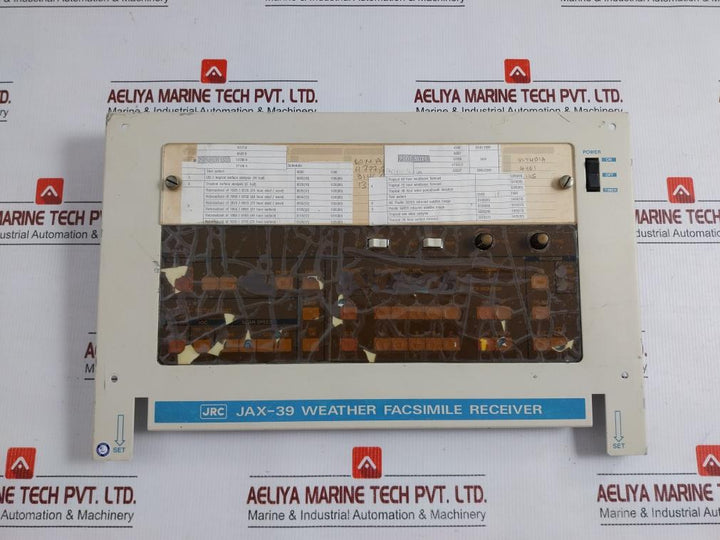 Jax-39-Weather-Facsimile-Receiver-By-Jrc-Front-Panel-Only-2