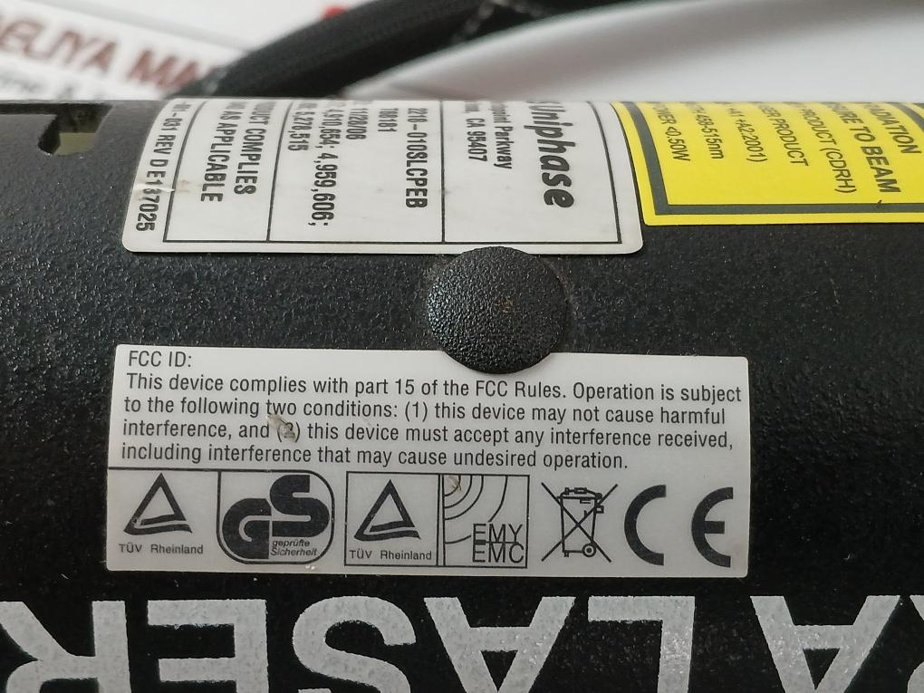 2218-010Slcpeb Air-cooled Argon-ion Laser Head Jds Uniphase 100-250 Vac