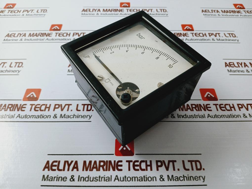 JE 18.08 Analog Panel Meter 0-10 BAR M792 DE G009