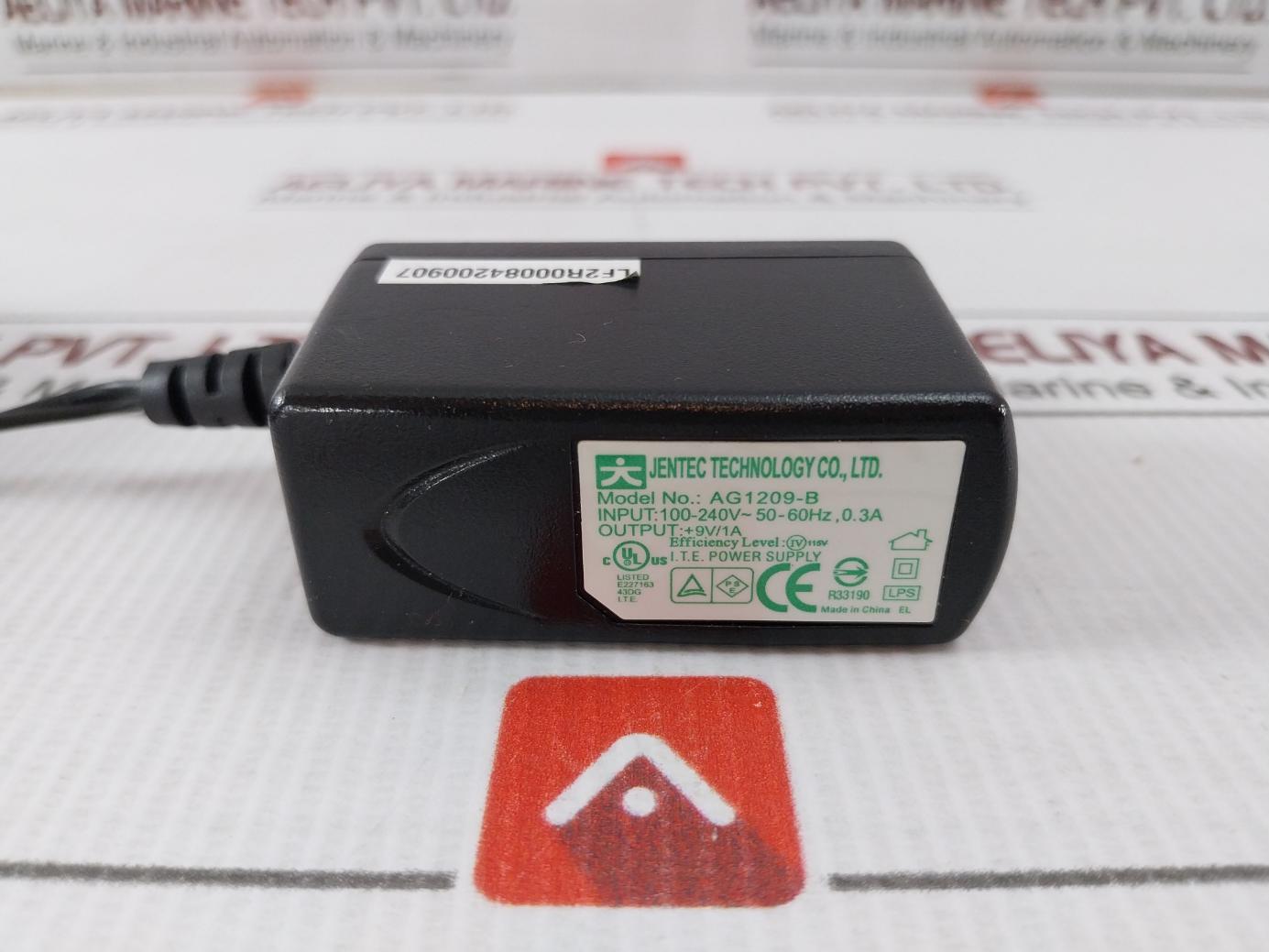 Jentec Technology Ag1209-b Ac Power Adapter Input 100-240V,50-60Hz,0.3A