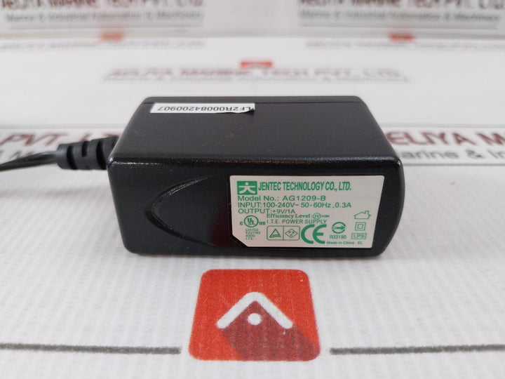 Jentec Technology Ag1209-b Ac Power Adapter Input 100-240V,50-60Hz,0.3A