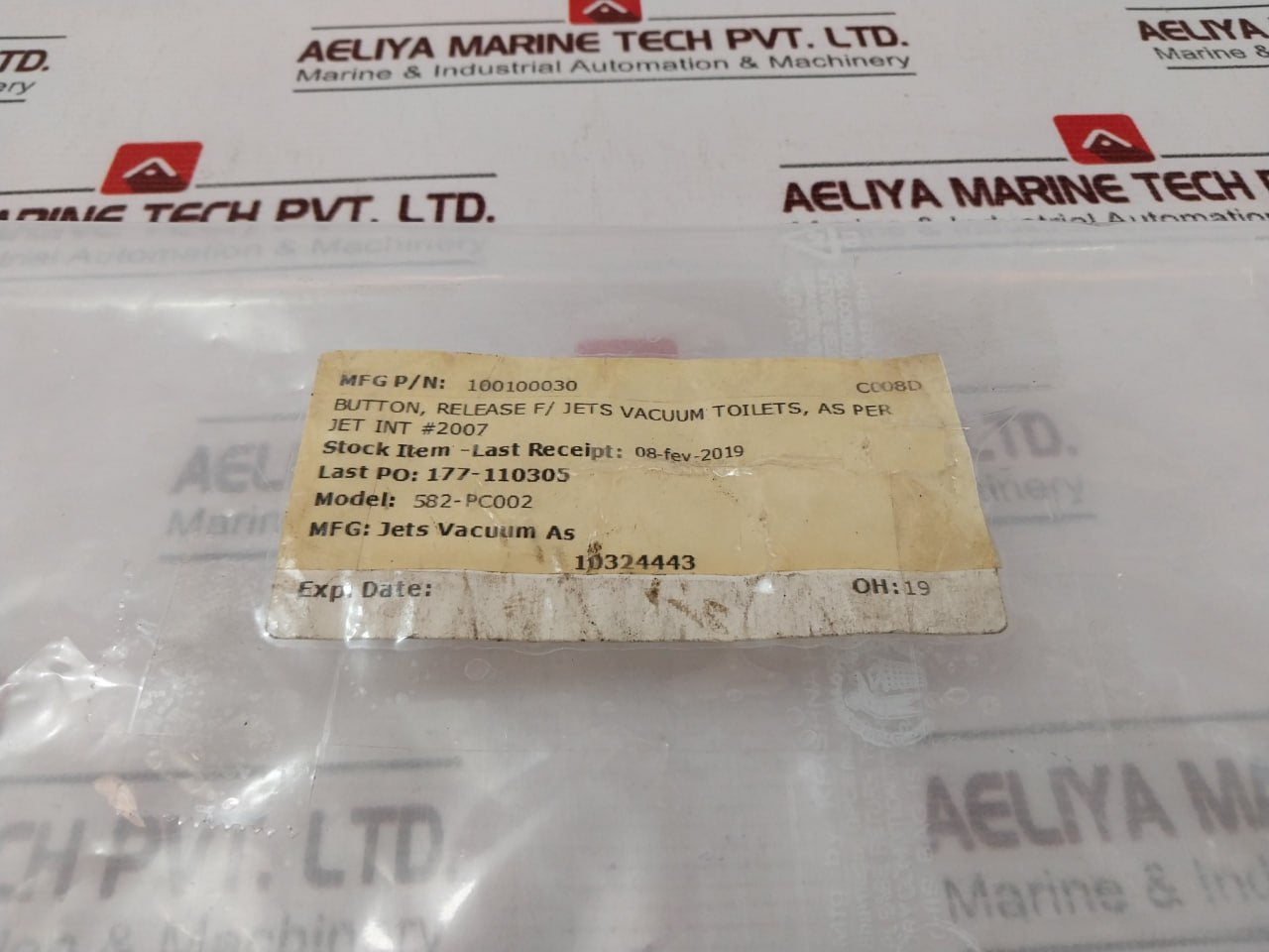 Jets 100100030 Release Button 582-pc002 C008D