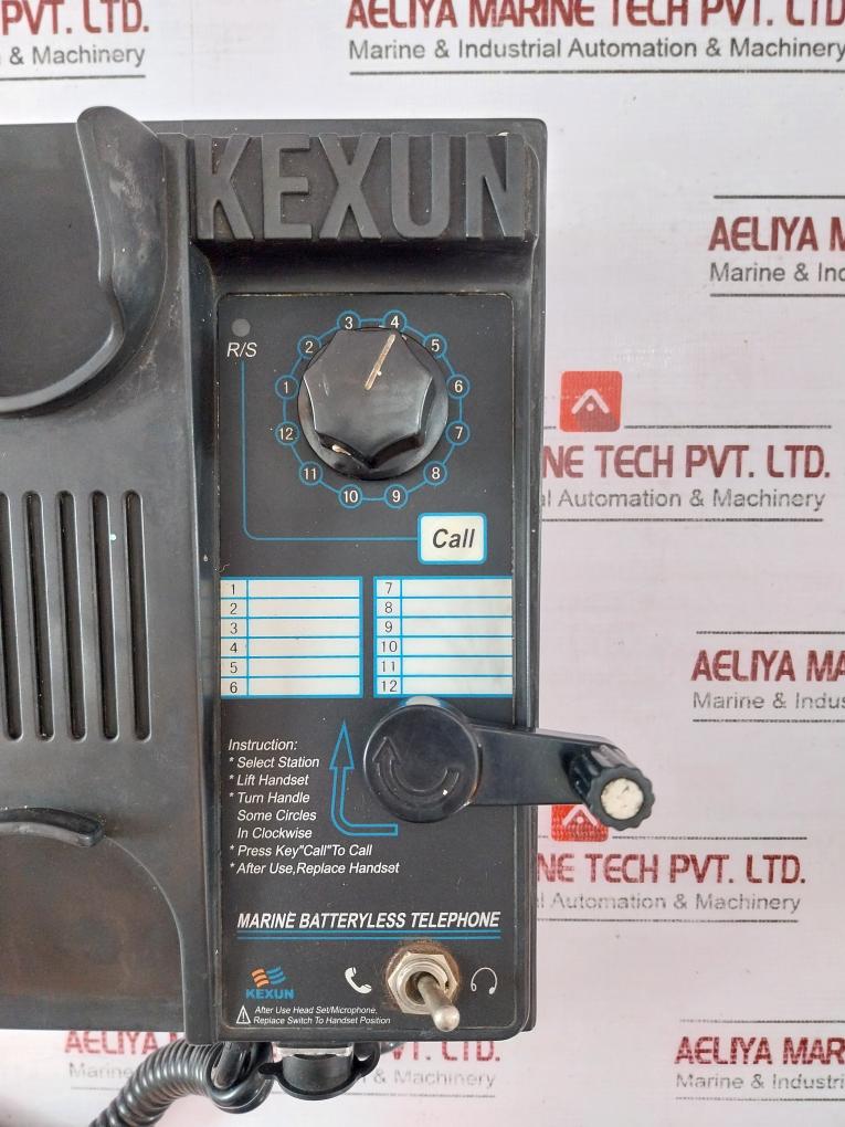 Jiaxing Kexun Kx2.588.206 Marine Batteryless Telephone Ver 03 Kx02-004-003