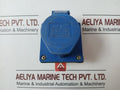 Jigo Jg-113 Industrial Wall Socket 16A-6H/220-250V- Ip44 50-60 Hz