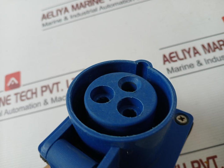 Jigo Jg-113 Industrial Wall Socket 16A-6H/220-250V- Ip44 50-60 Hz