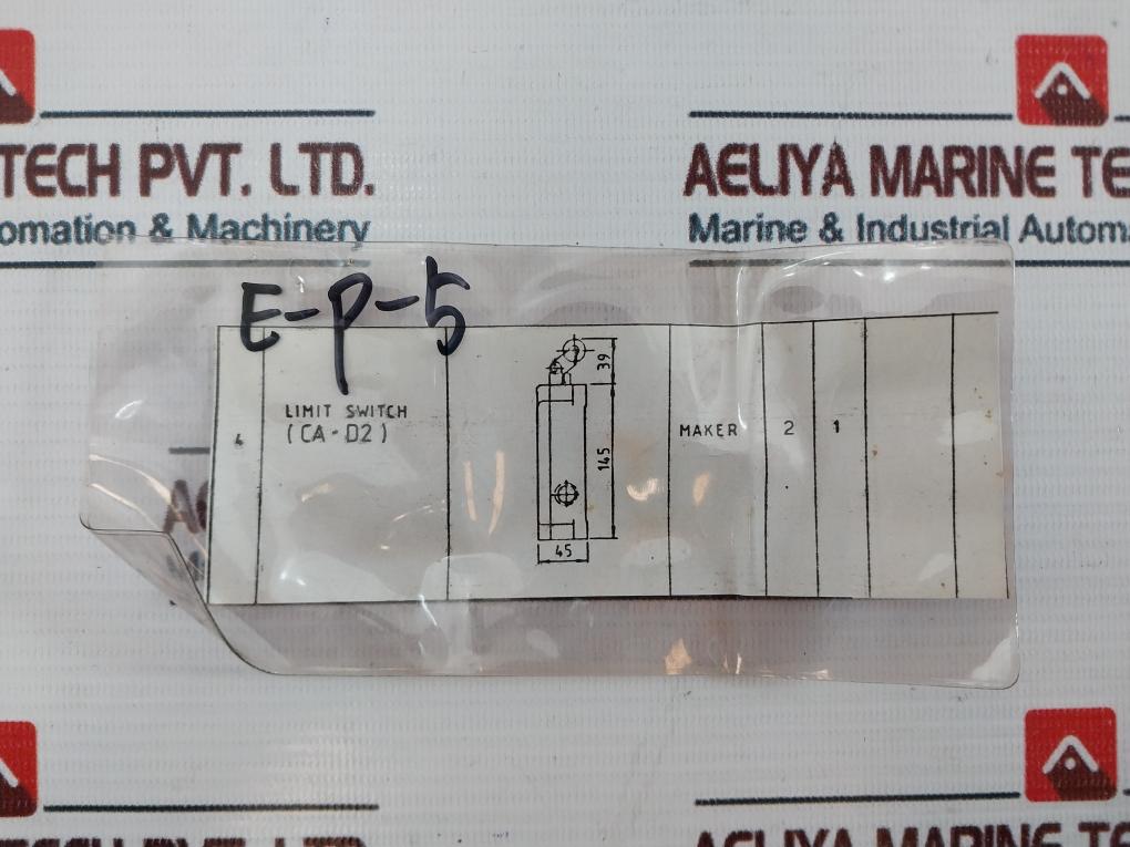 Jin Young Electric Ca-d2 Small 2-circuit Limit Switch