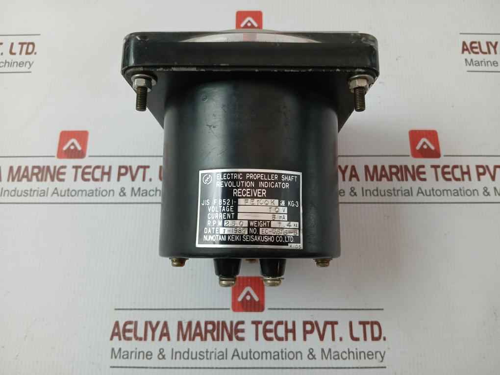 Jis F8521-fe100K Kg-3 Shaft Revolution Indicator 10V 5Ma Nunotani Keiki