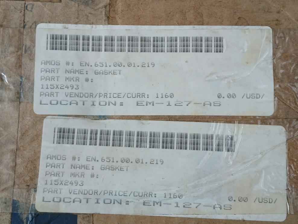 Jm Clipper 41B5I3 I05P 20 Gasket