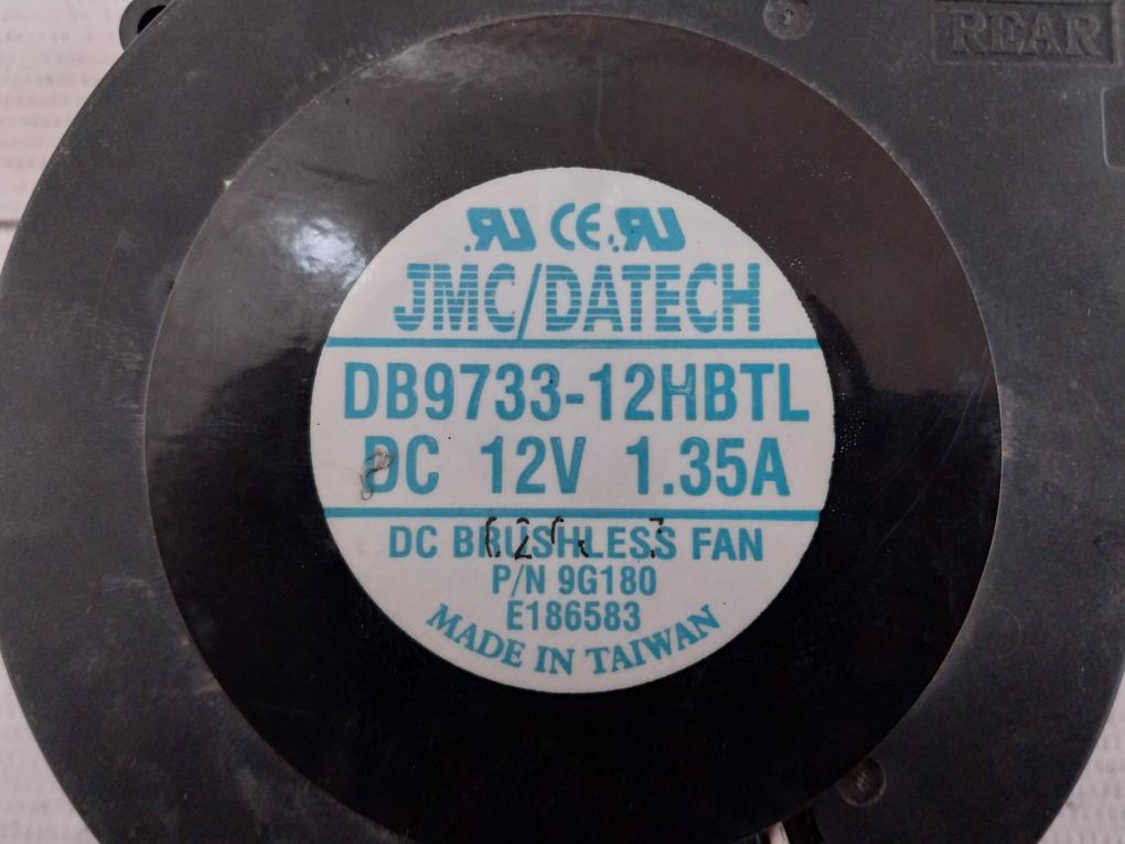 Jmc/Datech Db9733-12Hbtl Dc Brushless Fan 9G180 Dc12V 1.35A E186583