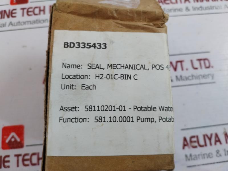 John Crane Type 21 58110201-01 Mechanical Seal 1" For Potable Water Pump