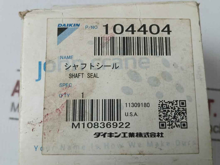 John Crane 104404 Shaft Seal Assembly New