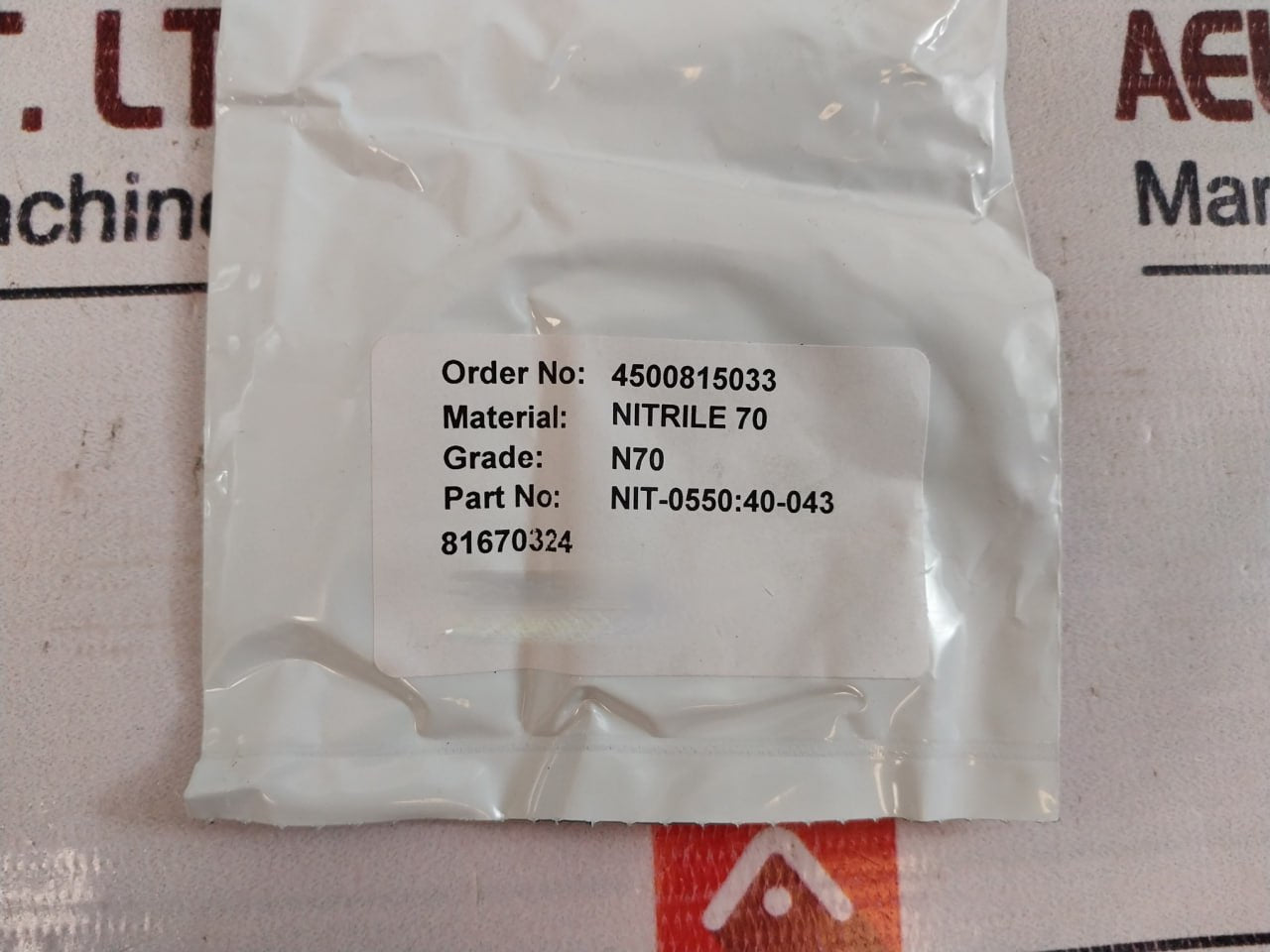 John Crane 81670324 Mechanical Seal Nit-0550:40-043