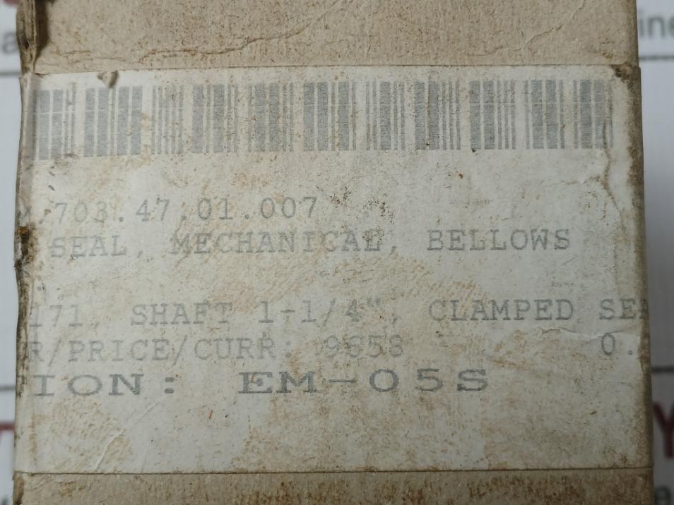 John Crane Pp046Jh/C Mechanical Bellows Seal Set