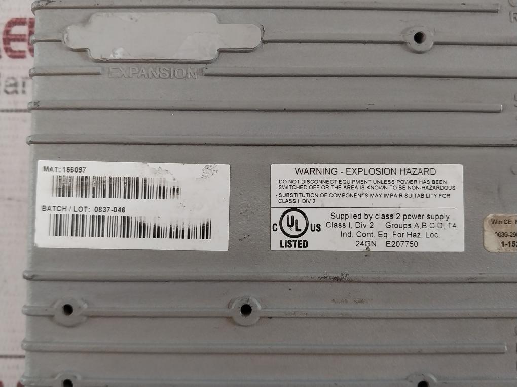 Johnson Controls 156097 Power Supply Stm-5 E207844 E207750 94V-0 24Vdc