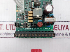 Johnson Controls 25-89153-3 Printed Circuit Board Card Rev A 24V 1A