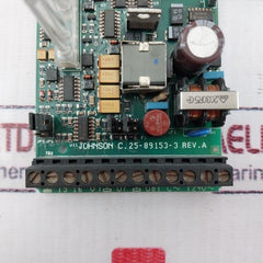 Johnson Controls 25-89153-3 Printed Circuit Board Card Rev A 24V 1A