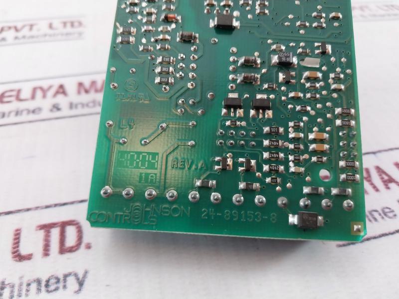 Johnson Controls 25-89153-3 Printed Circuit Board Card Rev A 24V 1A