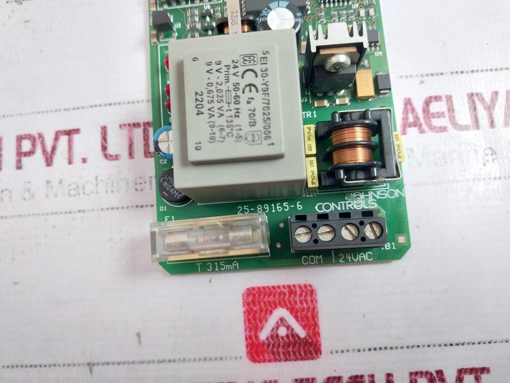Johnson Controls 25-89165-6 Printed Board 24-89165-0 24Vac