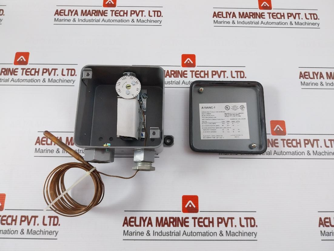Johnson Controls A19Anc-1C Industrial Thermostat Rev-b