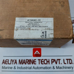 Johnson Controls A19Anc-1C Industrial Thermostat Rev-b