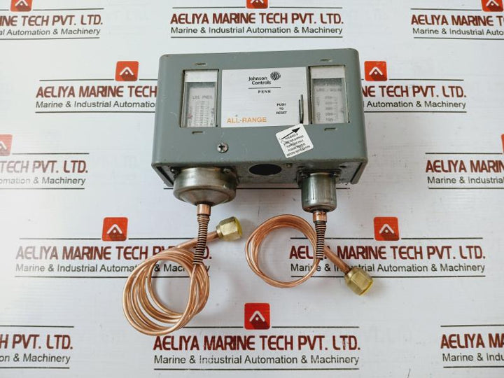 Johnson Controls P70Ma-1 Single Pole Dual Pressure Control 500 Psig Max