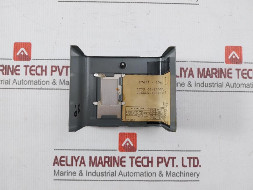 Johnson Controls P74Ba-10 Differential Pressure Control Switch 120-600 Vac