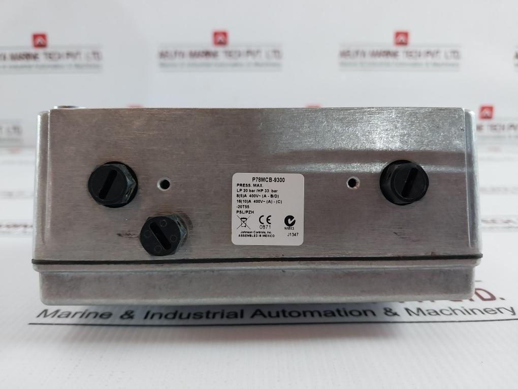 Johnson Controls P78Mcb-9300 Dual Pressure Control Switch 100-400 Psi Plt057N030