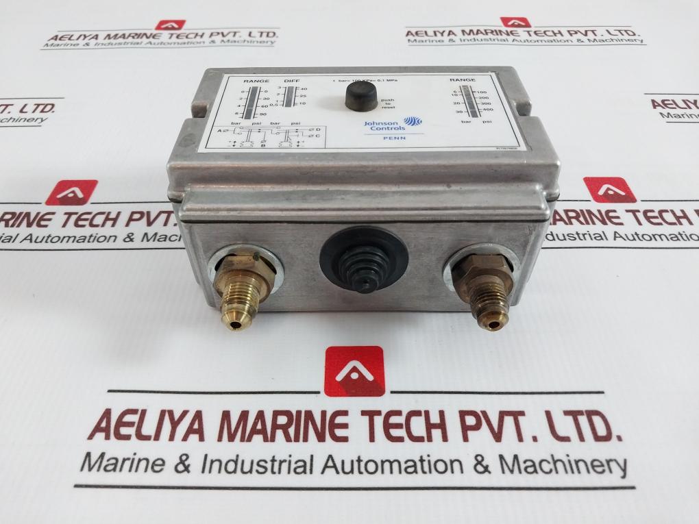 Johnson Controls P78Mcb-9300 Dual Pressure Control Switch 100-400 Psi Plt057N030