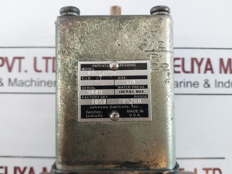 Johnson Controls V46Bc-5C Water Valve 3/4" 150 Psi Max 70-260
